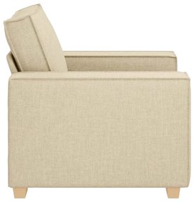 Sofá-cadeira Creme 60 cm Tecido