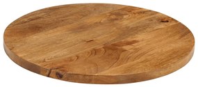 Tampo de mesa redondo Ø60x3,8cm madeira de mangueira maciça