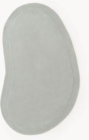 Tapete de lã artesanal com forma orgânica Kadey