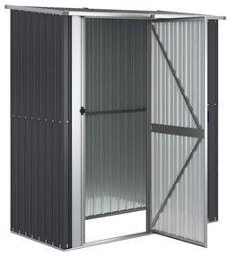 Abrigo de jardim 180,5x97x209,5 cm aço galvanizado antracite