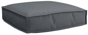 Conjunto de Almofadas de Palete 2 Peças Antracite Tecido Oxford