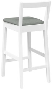 Bancos de bar com almofadões 2pcs madeira de seringueira maciça