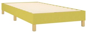 Estrutura de cama 90x200 cm tecido verde