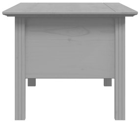 Mesa de centro BODO 100x55x45 cm madeira pinho maciça cinzento