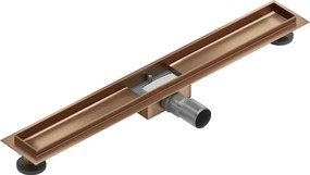 Mexen Flat corpo para escoamento linear 70 cm, cobre escovado - 1C15070