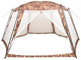 Tenda para piscina 660x580x250 cm tecido camuflagem