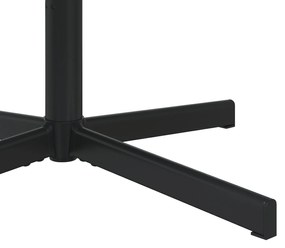 Cadeira de Acento Cinza Escuro Tecido com Base de Metal Médio