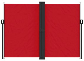 Toldo lateral retrátil 180x600 cm vermelho