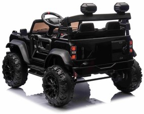 Carro elétrico para crianças 24V 2 lugares Ford Bronco XXL com tração traseira, licenciado Rodas Plástico Preto