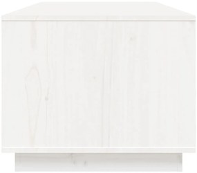 Mesa de centro 100x50x41 cm pinho maciço branco