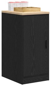 vidaXL Armário de arrumação de garagem Preto 40x51x85 cm