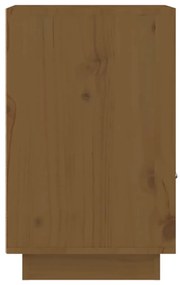 Mesas de cabeceira 2 pcs 40x34x55 cm pinho maciço castanho mel