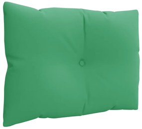 Almofadões para móveis de paletes 3 pcs tecido verde