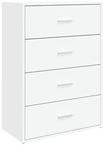 Aparadores 2 pcs 60x31x84 cm derivados de madeira branco