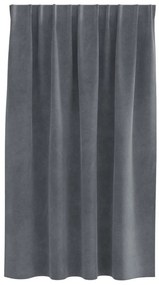 Cortinas Blackout vidaXL com fita superior 2 pcs Veludo Cinza Claro
