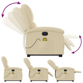 Poltrona Relax Ovar Elevatória com 6 Pontos de Massagens e Reclinação