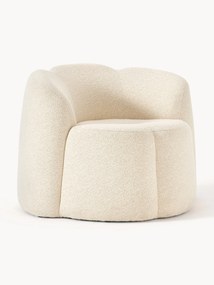 Poltrona em bouclé Fleur