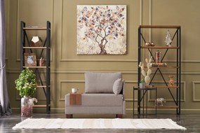 Sofá de 1 Lugar Fly – Bege – 100x80x75 cm