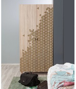 Guarda-roupa Stil – Carvalho Sonoma – 90 cm x 192 cm x 52 cm