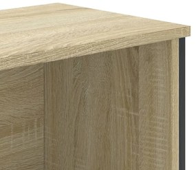 Estante 80x31x169 cm derivados de madeira carvalho sonoma