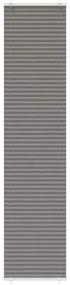 vidaXL Antracite Plissada Cega 40x200 cm Largura Tecido 39,4 cm