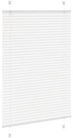 Branco Plissada Cega 95x100 cm Largura Tecido 94,4 cm Poliéster