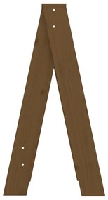 Bancos 2 pcs 40x40x75 cm pinho maciço castanho-mel