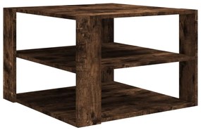 Mesa de centro 60x60x40 cm derivados de madeira carvalho fumado