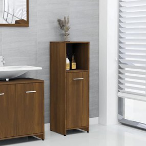 825839 vidaXL Armário WC 30x30x95 cm derivados de madeira carvalho castanho