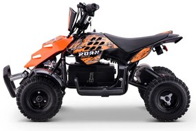 Mini Moto 4 elétrica para crianças Roan Raptor R4 500W Laranja