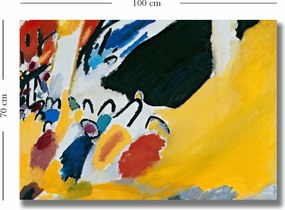 Pintura Decorativa em Tela 70100KANDINSKY012 – Multicolor – 70 x 100 c