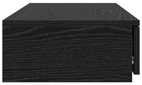 Gavetas de Cama vidaXL Pretas 80x36,5x16,5 cm Madeira Derivada