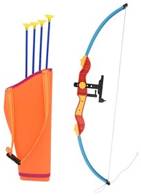 vidaXL Conjunto tiro com arco infantil com arco e flechas