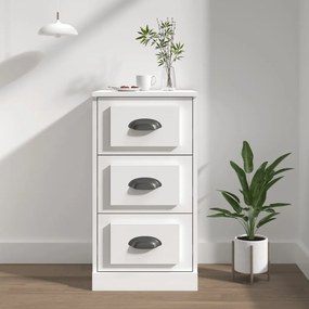 vidaXL Aparador 36x35,5x67,5 cm derivados de madeira branco