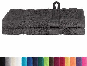 Panos de prato 2 pcs Antracite 15 x 21 cm Algodão