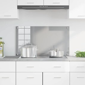 Luz de Revestimento de Cozinha Cinzento-Claro 90x50x0.6 cm Vidro Tempe