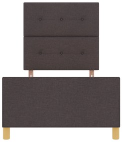 Estrutura de Cama Castanha 90x190 cm Tecido