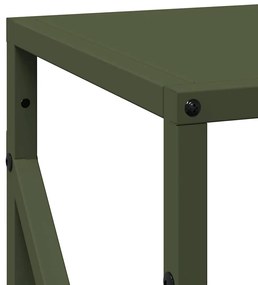 Suporte para lenha aço laminado a frio verde azeitona