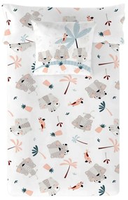 Capa nórdica Cool Kids Wild And Free Reversível Solteiro (150 x 220 cm)