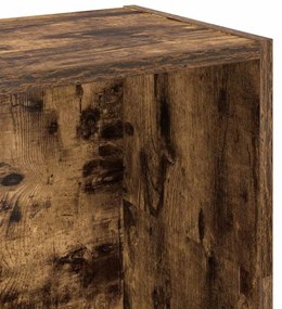 Estante 80x24x109 cm derivados de madeira carvalho fumado