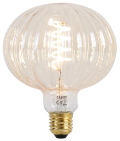 Candeeiro suspenso dourado 3 luzes incl. LED âmbar regulável - Cava Luxe Moderno