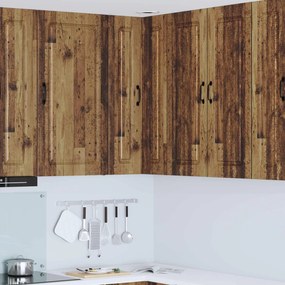 vidaXL Armário de Cozinha Kalmar Madeira antiga 57 x 57 x 100 cm