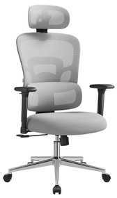Cadeira de escritório ergonómica com apoio lombar ajustável | SONGMICS | 66,5 x 65 x 127,5 cm | OBN070G01.