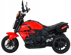 Mota elétrica para crianças 6V, Fast Tourist, 1,5 a 4 anos Vermelha