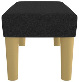 Banco 70x30x30 cm tecido preto