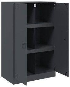 Aparador 67x39x107 cm aço antracite