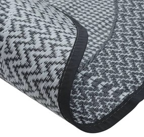 Tapete de exterior Ø200 cm ARAKIL PP cinzento