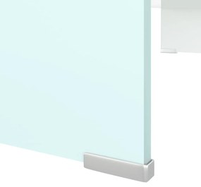 Suporte de TV/monitores em vidro 80x30x13 cm verde