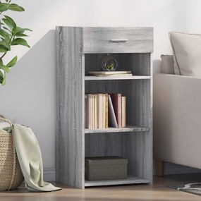 vidaXL Aparador 45x42,5x93 cm derivados de madeira cinzento sonoma
