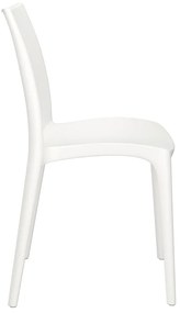 Cadeiras de jardim 2 pcs polipropileno 50x46x80 cm cor creme